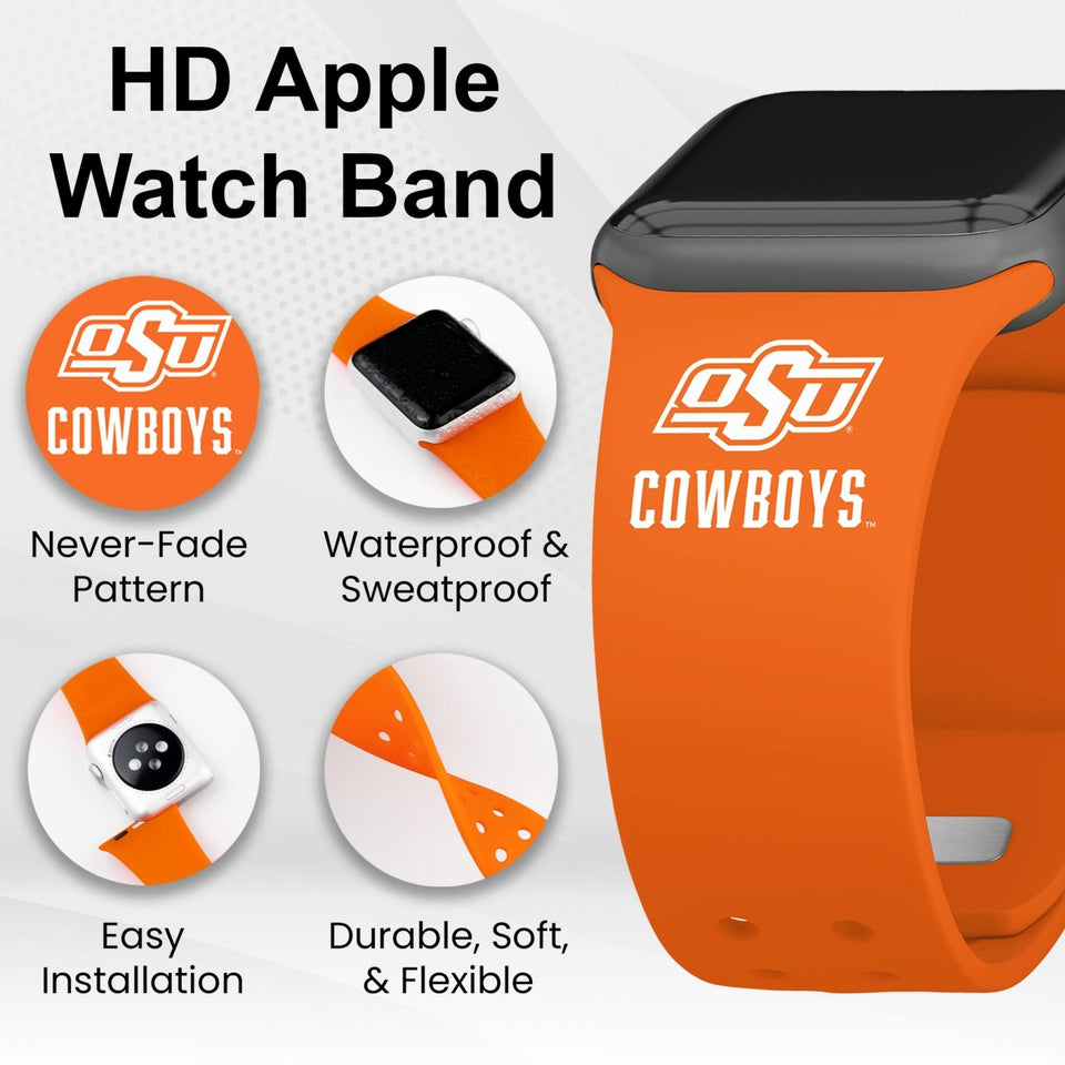 Oklahoma State Cowboys HD Apple Watch Band - Wear with style