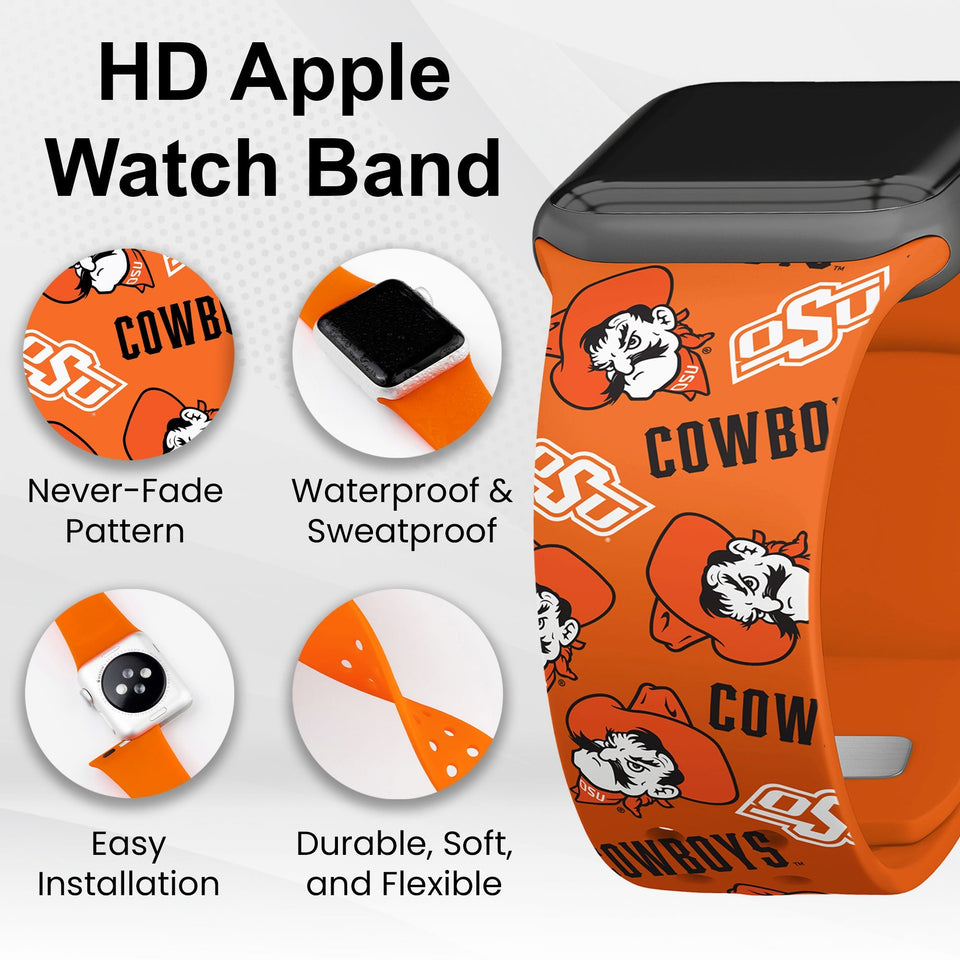 Oklahoma State Cowboys HD Apple Watch Band - Wear with style
