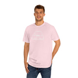 OMGBCKY White Coupe Silhouette Tee - Unisex American Apparel Classic T-Shirt - Wear with style