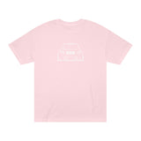 OMGBCKY White Coupe Silhouette Tee - Unisex American Apparel Classic T-Shirt - Wear with style