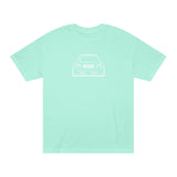 OMGBCKY White Coupe Silhouette Tee - Unisex American Apparel Classic T-Shirt - Wear with style