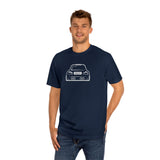 OMGBCKY White Coupe Silhouette Tee - Unisex American Apparel Classic T-Shirt - Wear with style