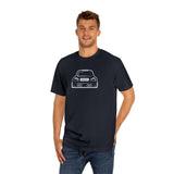 OMGBCKY White Coupe Silhouette Tee - Unisex American Apparel Classic T-Shirt - Wear with style