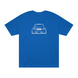 OMGBCKY White Coupe Silhouette Tee - Unisex American Apparel Classic T-Shirt - Wear with style