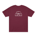 OMGBCKY White Coupe Silhouette Tee - Unisex American Apparel Classic T-Shirt - Wear with style