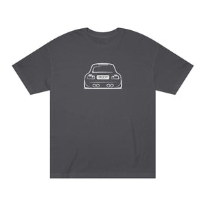 OMGBCKY White Coupe Silhouette Tee - Unisex American Apparel Classic T-Shirt - Wear with style