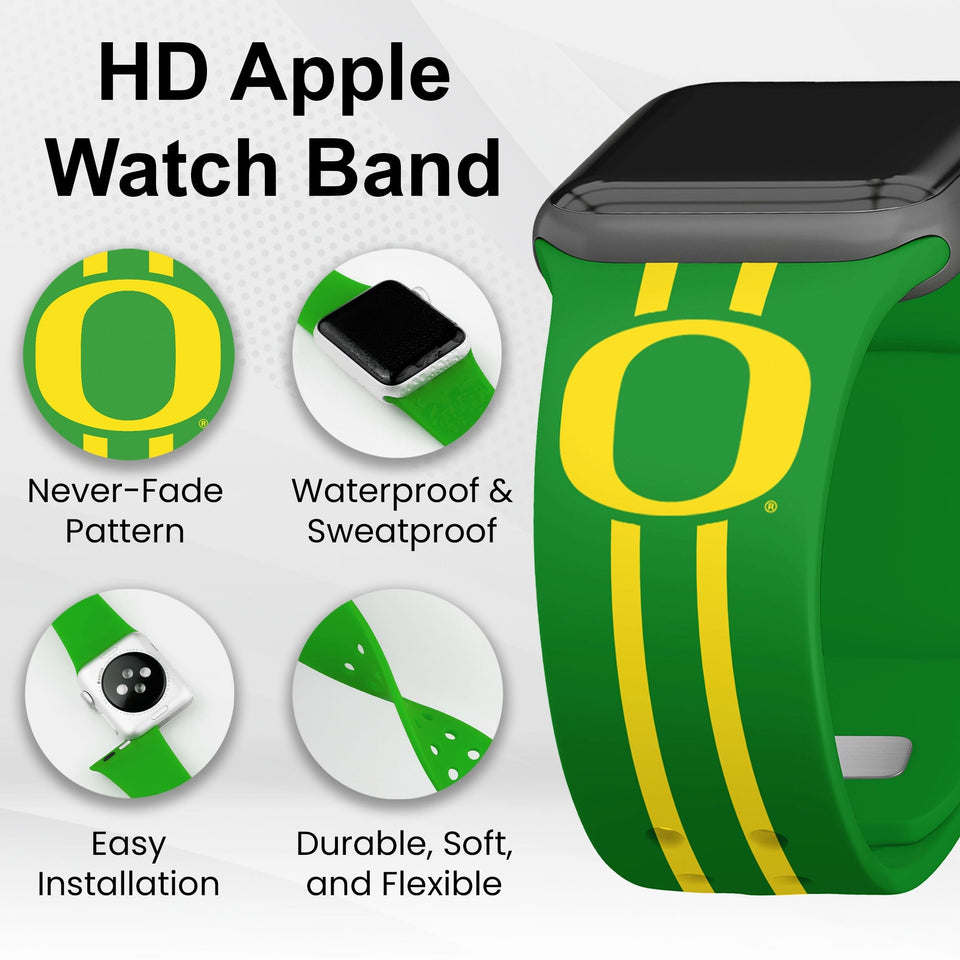 Oregon Ducks HD Apple Watch Band - Wear with style
