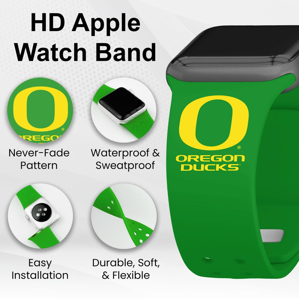Oregon Ducks HD Apple Watch Band - Wear with style