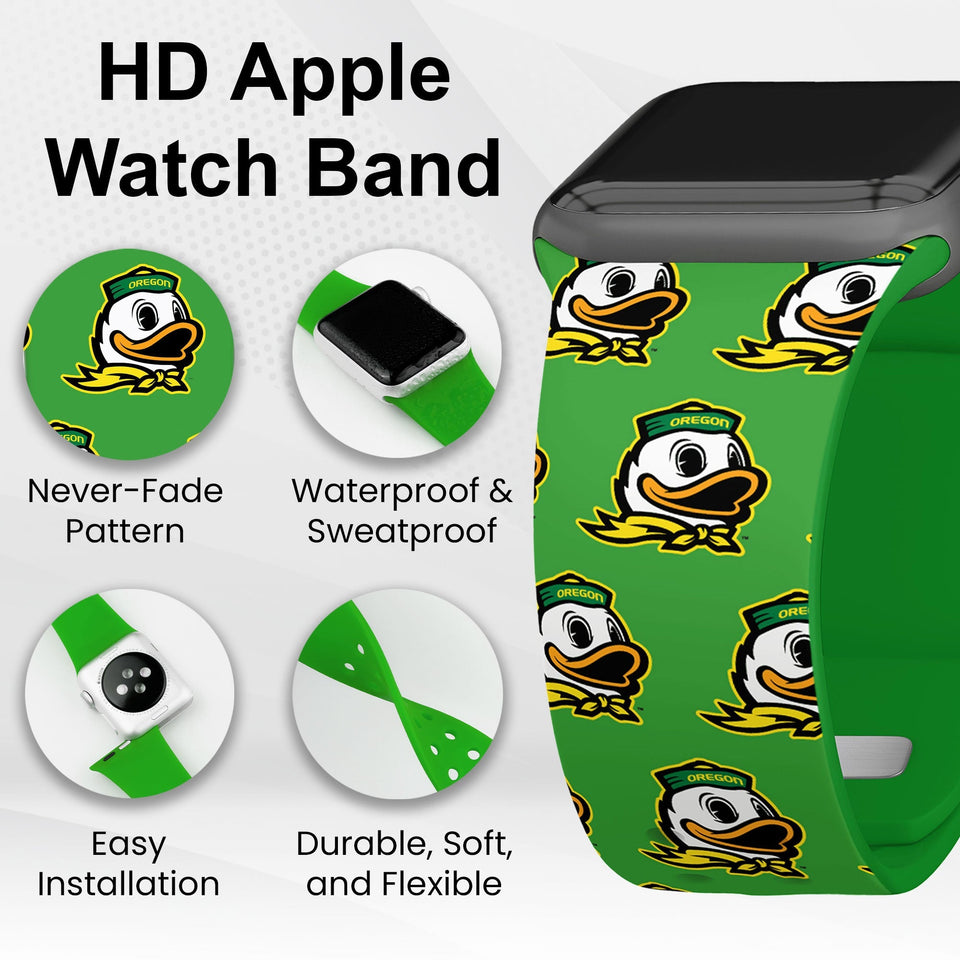 Oregon Ducks HD Apple Watch Band - Wear with style
