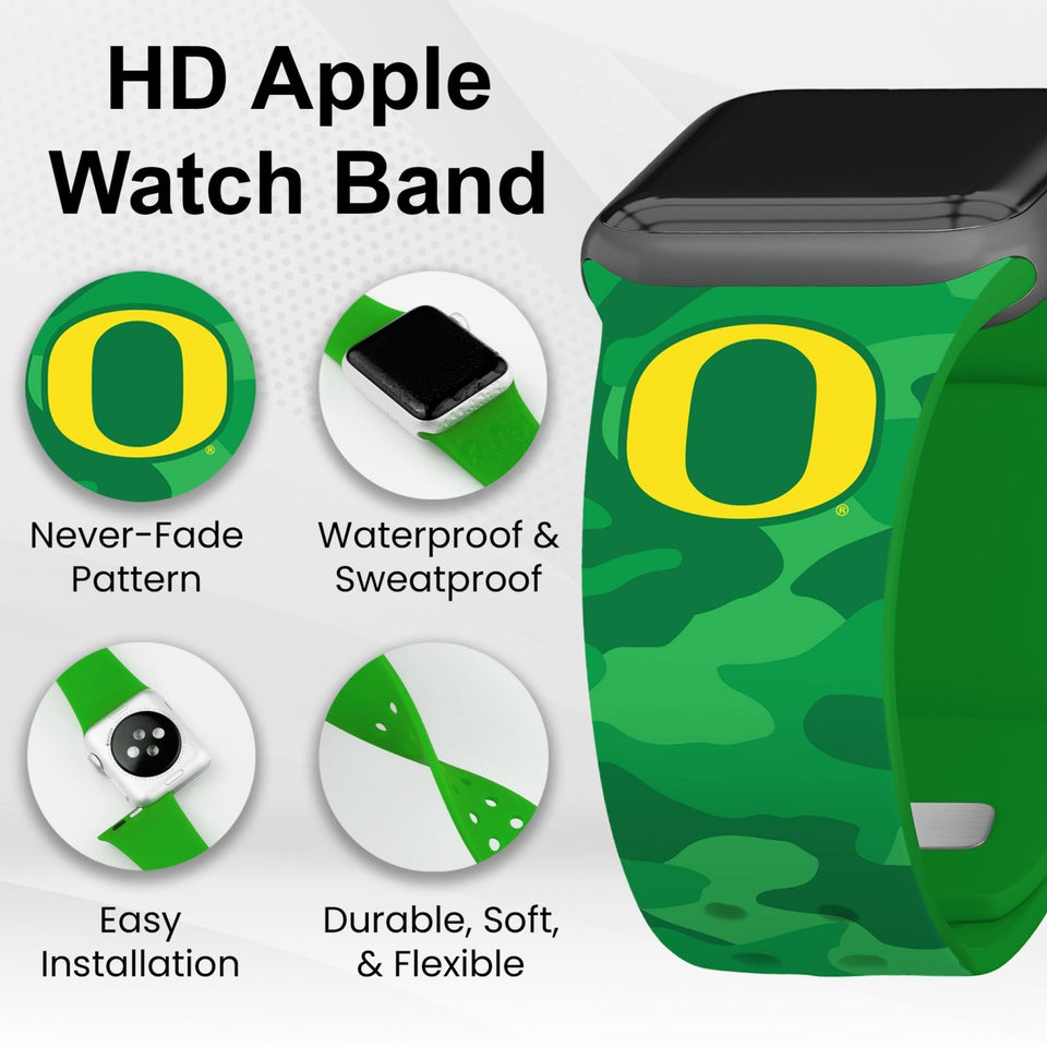 Oregon Ducks HD Apple Watch Band - Wear with style