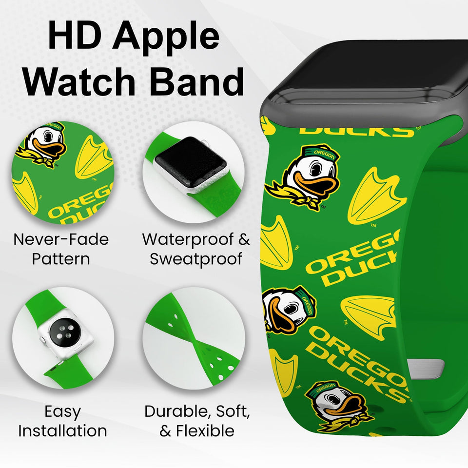 Oregon Ducks HD Apple Watch Band - Wear with style