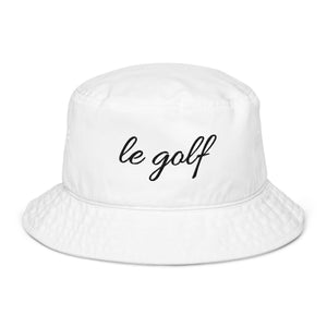 le golf Bucket Hat, Embroidered Golf Hat for Women & Men – Minimalist Country Club Style