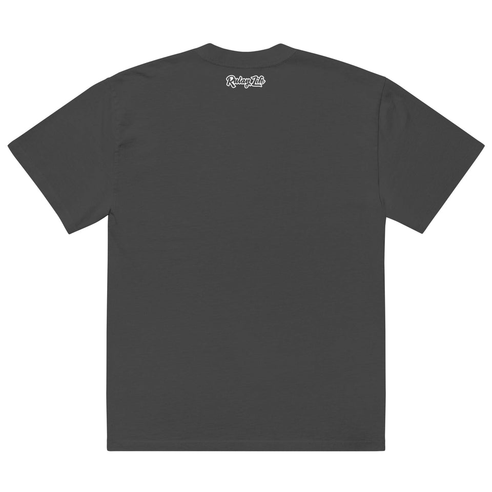 Baja y mama — Oversized faded t-shirt