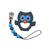 Owl Teether Set // Grey - Wear with style