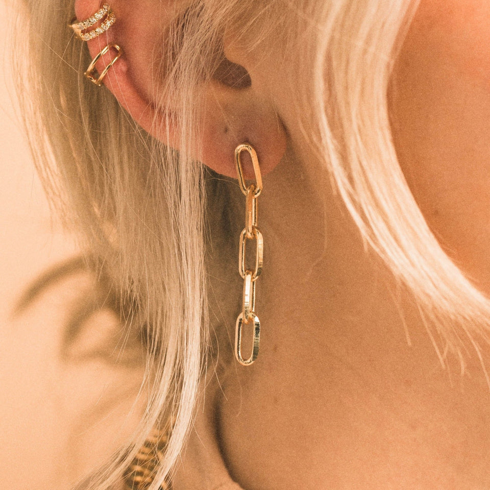 PaperClip Link Earrings - Wear with style