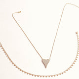 Pave Heart Set - Wear with style