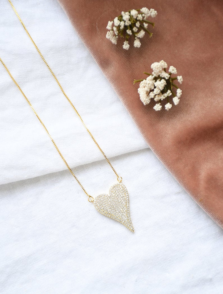 Pave Heart Set - Wear with style