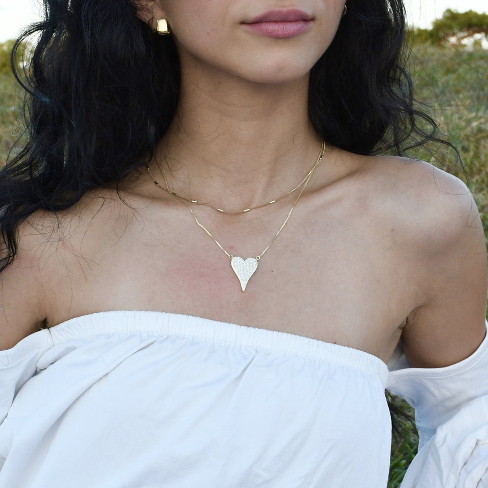 Pave Heart Set - Wear with style