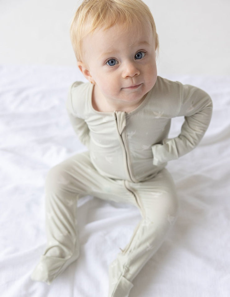 Peace Bamboo Convertible Footed Onesie - Wear with style