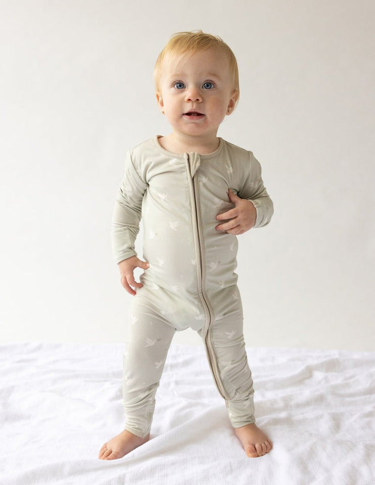 Peace Bamboo Convertible Footed Onesie - Wear with style