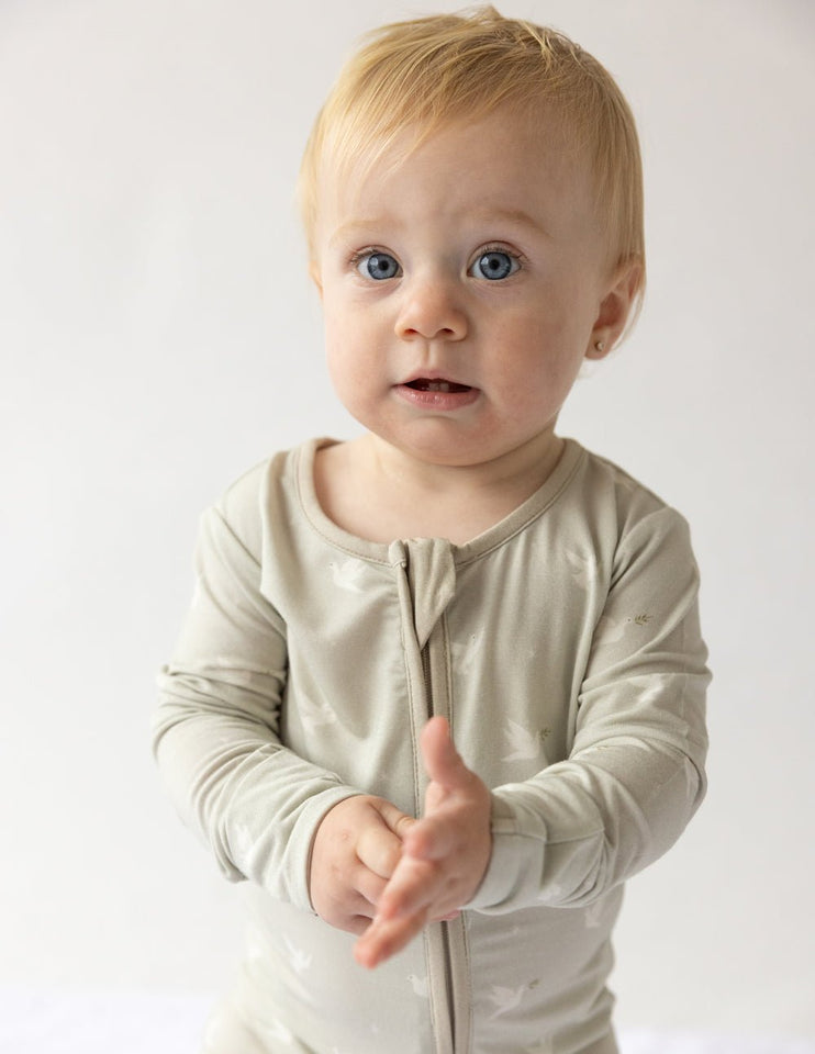 Peace Bamboo Convertible Footed Onesie - Wear with style