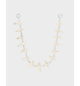 Pearl Crosses Wallet Chain - Wear with style