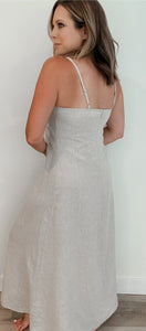 Pebble Beach Linen Maxi Dress - Wear with style