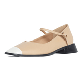 Penelope Mary Jane Flats Nude - Wear with style