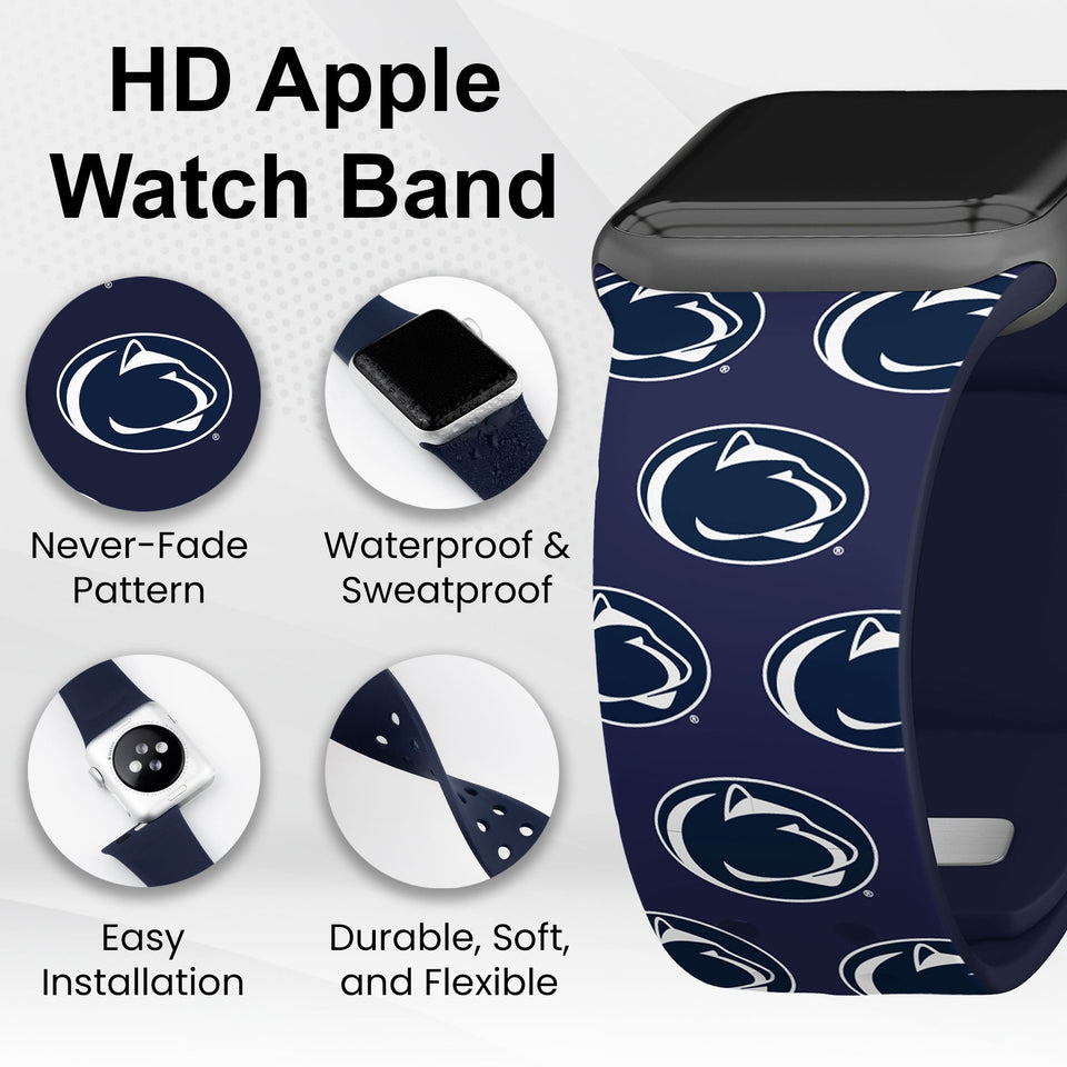 Penn State Nittany Lions HD Apple Watch Band - Wear with style