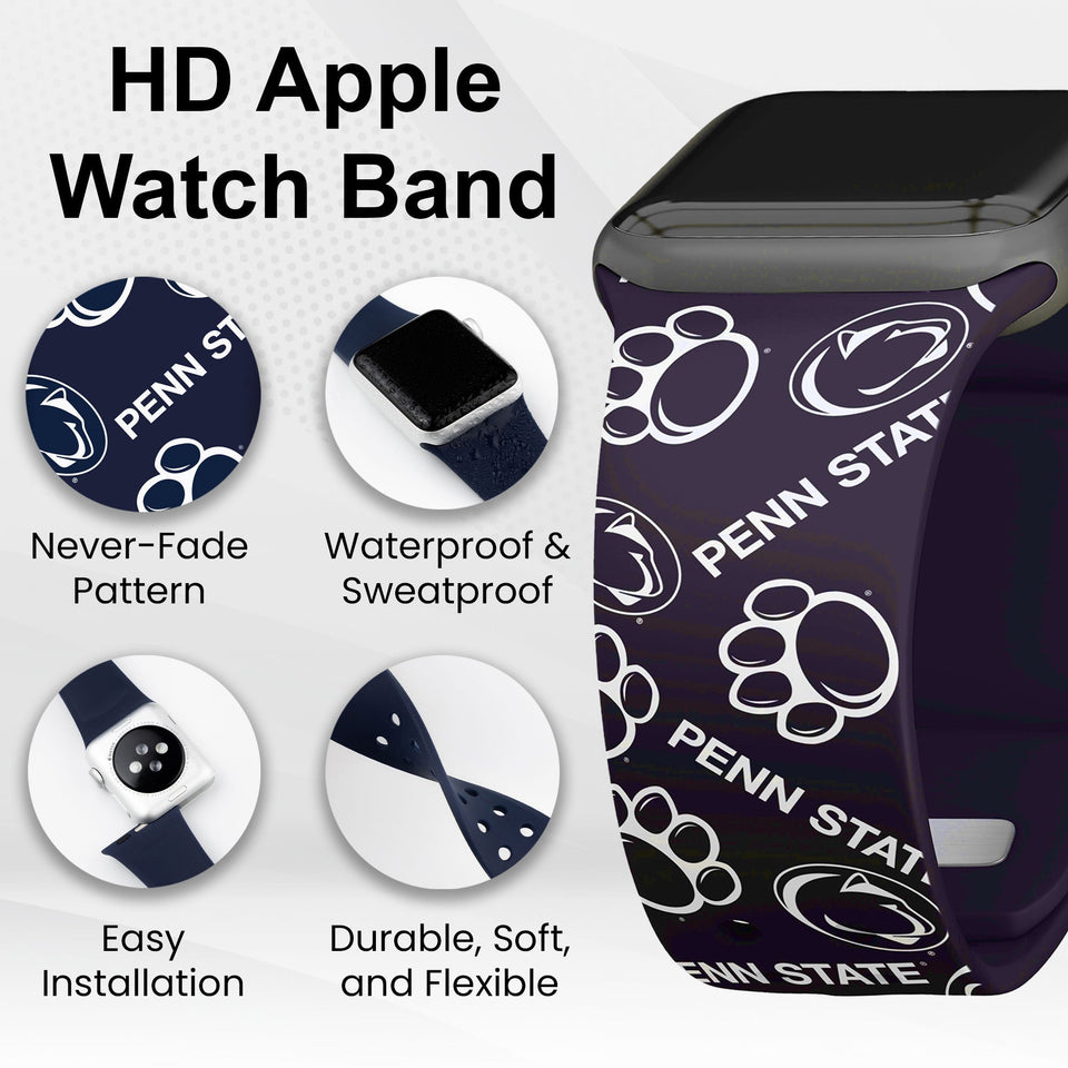 Penn State Nittany Lions HD Apple Watch Band - Wear with style