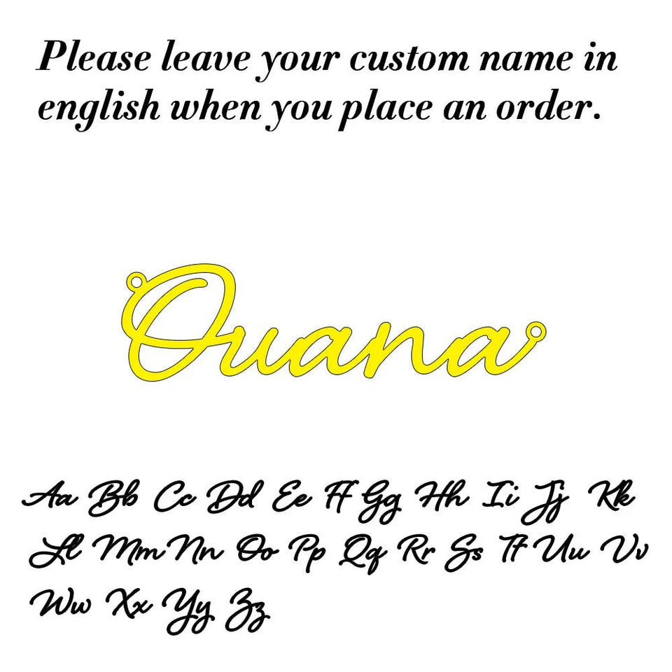 Personalized Gold Name Necklace - Wear with style