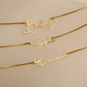 Personalized Gold Name Necklace - Wear with style