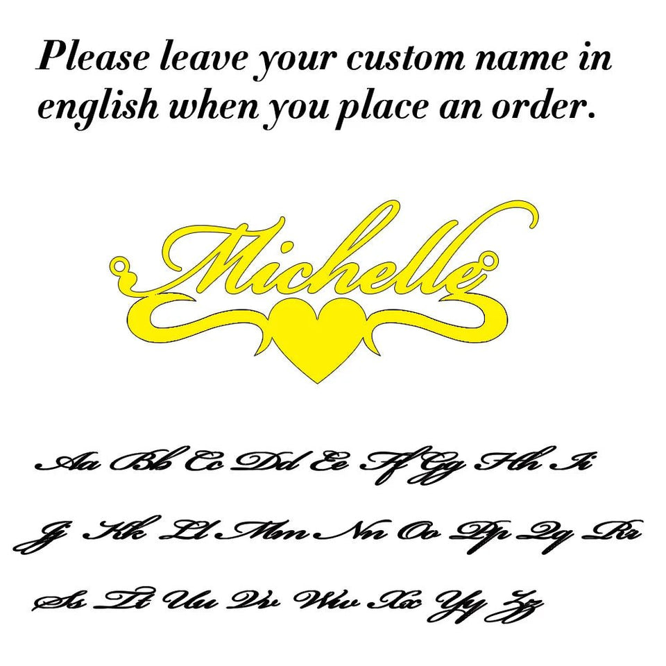 Personalized Gold Name Necklace - Wear with style