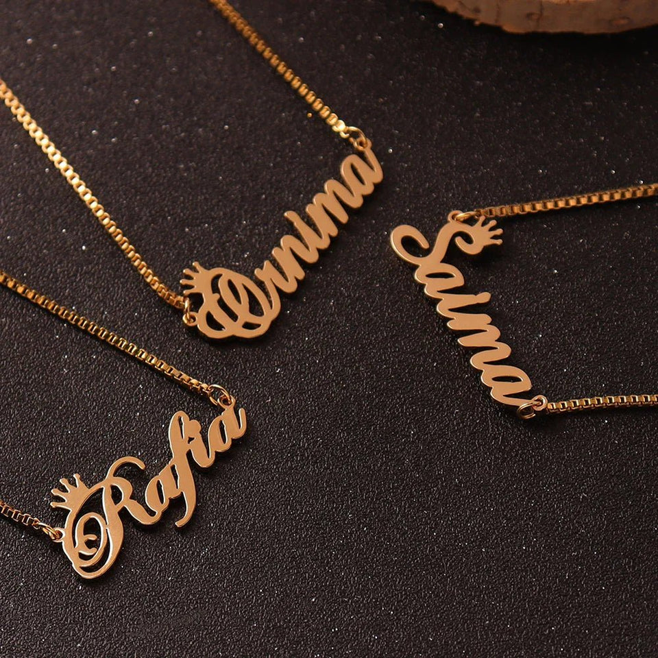 Personalized Gold Name Necklace - Wear with style
