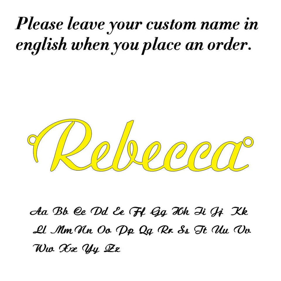 Personalized Gold Name Necklace - Wear with style