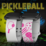 Pickleball Brights HD Fitbit Versa 3 & Sense 1 Watch Band - Wear with style