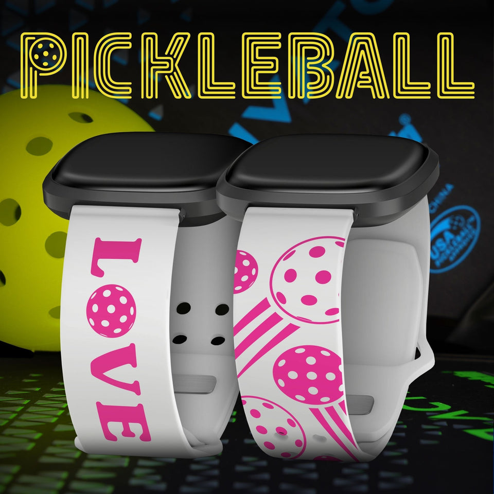 Pickleball Brights HD Fitbit Versa 3 & Sense 1 Watch Band - Wear with style