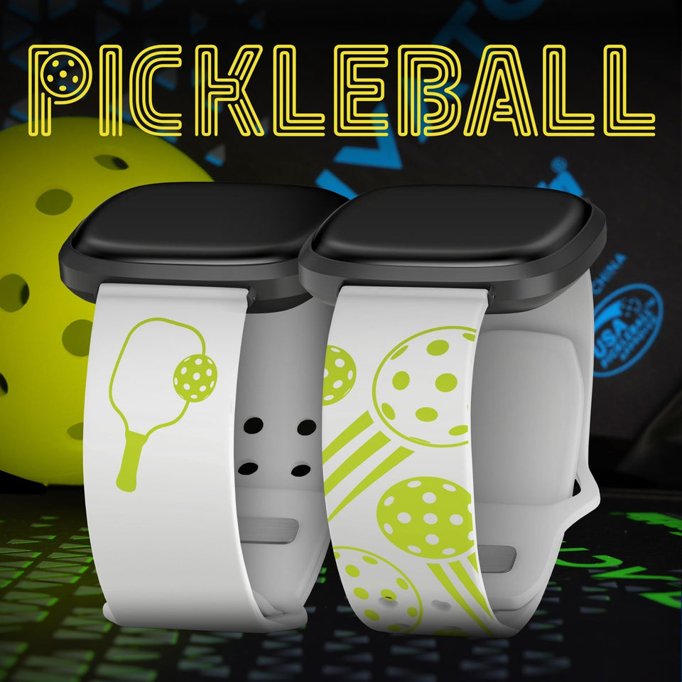 Pickleball Brights HD Fitbit Versa 3 & Sense 1 Watch Band - Wear with style