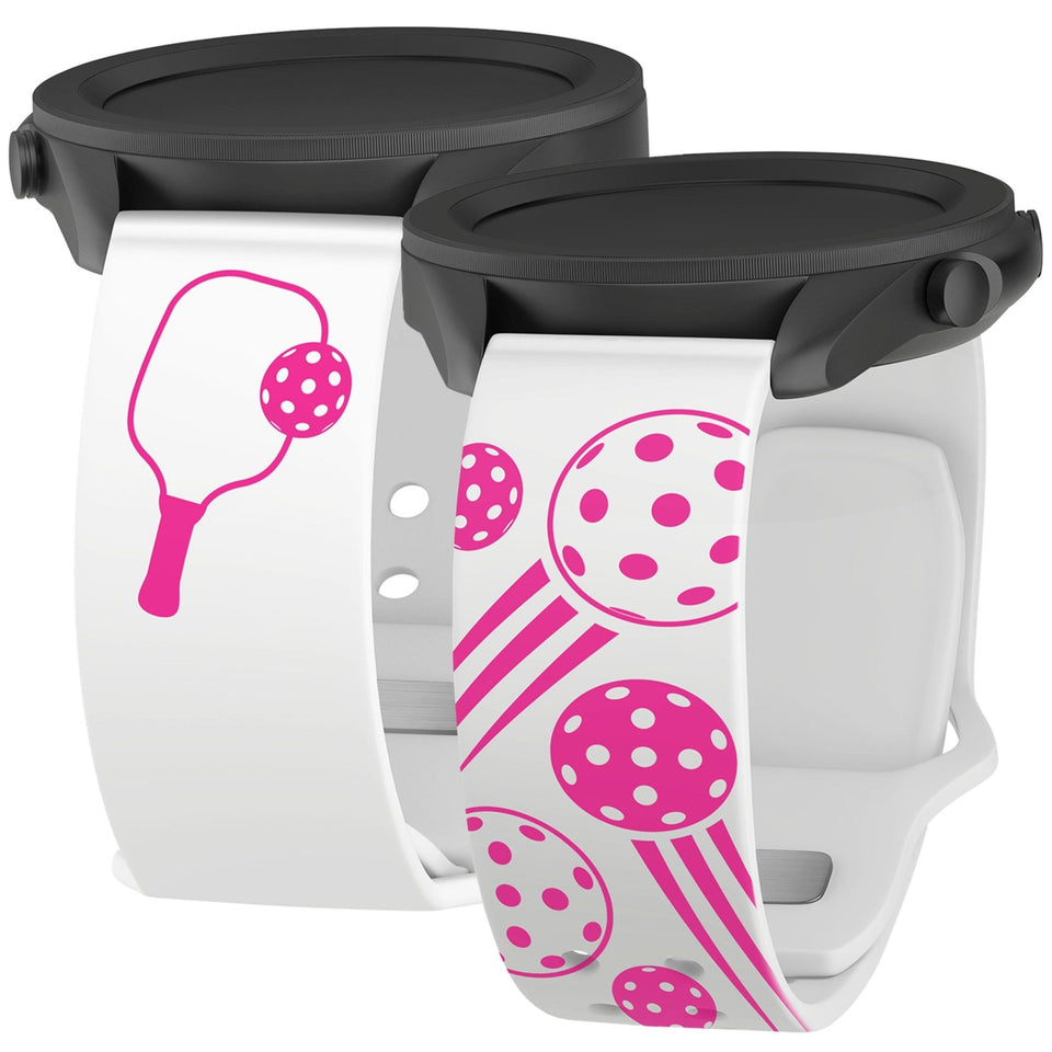 Pickleball Brights HD Watchband for Samsung, Garmin, Fossil, and More - Wear with style