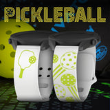 Pickleball Brights HD Watchband for Samsung, Garmin, Fossil, and More - Wear with style