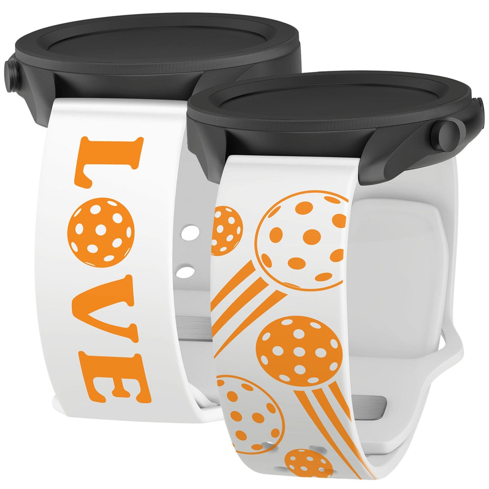 Pickleball Brights HD Watchband for Samsung, Garmin, Fossil, and More - Wear with style