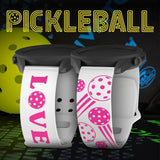 Pickleball Brights HD Watchband for Samsung, Garmin, Fossil, and More - Wear with style