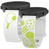 Pickleball Brights HD Watchband for Samsung, Garmin, Fossil, and More - Wear with style