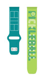 Pickleball HD Watchband for Samsung, Garmin, Fossil, and More - Wear with style