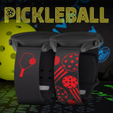 Pickleball HD Watchband for Samsung, Garmin, Fossil, and More - Wear with style