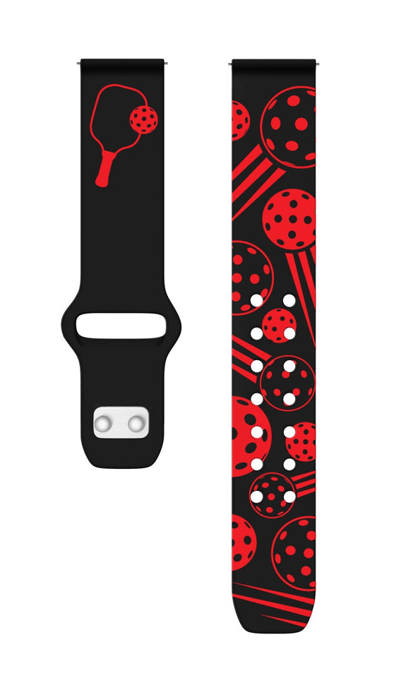 Pickleball HD Watchband for Samsung, Garmin, Fossil, and More - Wear with style