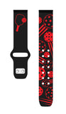 Pickleball HD Watchband for Samsung, Garmin, Fossil, and More - Wear with style