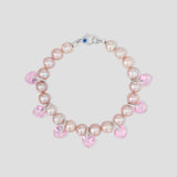 Pink Pearl Heart Bracelet - Wear with style