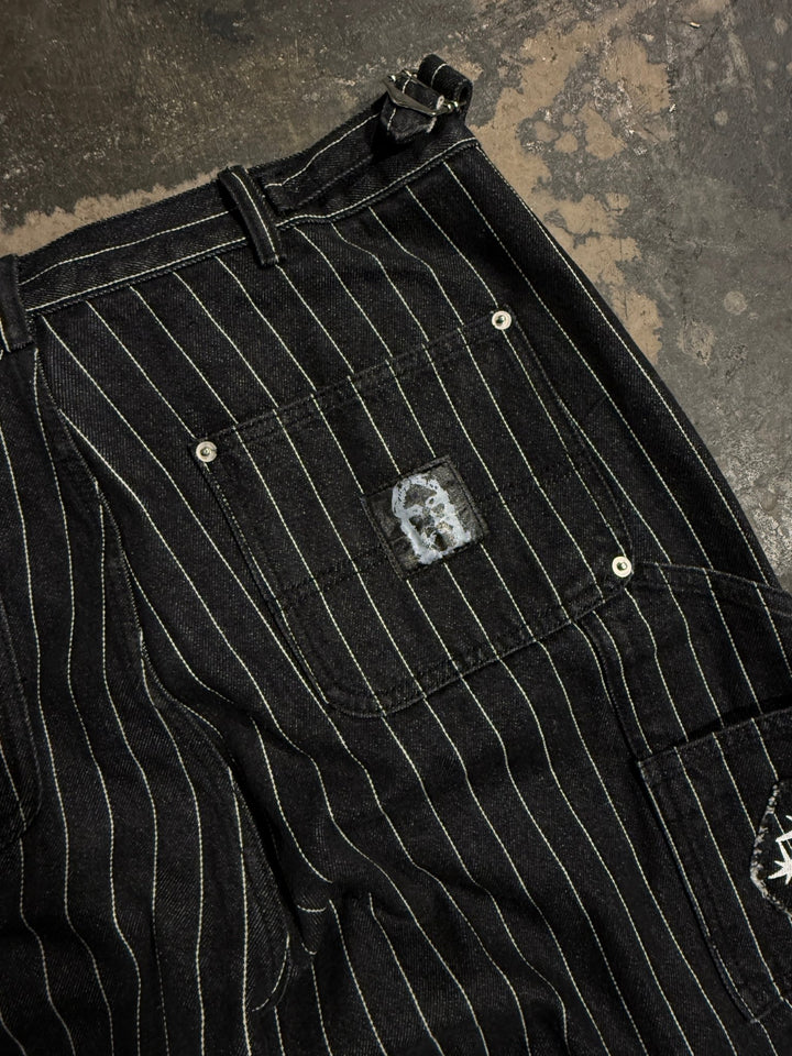 Pinstripe Patch Double Knees - Wear with style