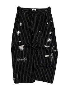 Pinstripe Patch Double Knees - Wear with style
